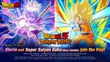 DRAGON BALL Z DOKKAN BATTLE ukazuje súboj Glorio & Super Saiyan Goku (Mini)