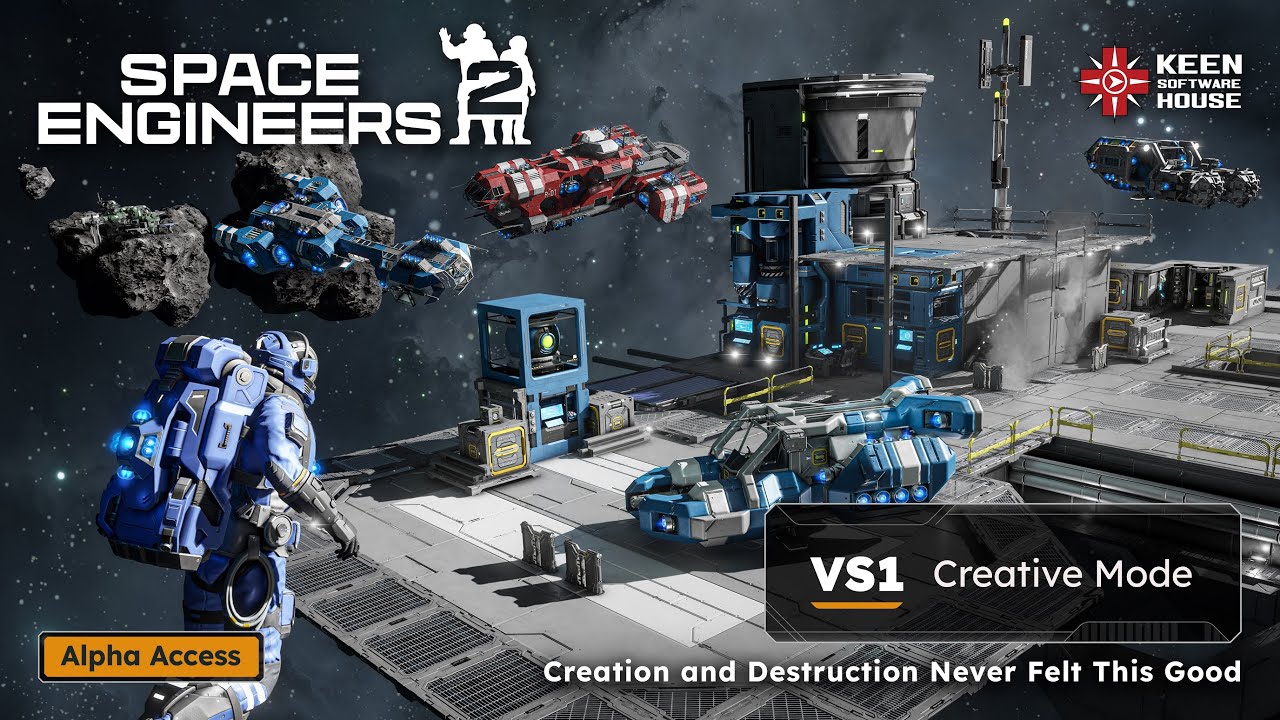 Space Engineers 2 predstavil alpha verziu