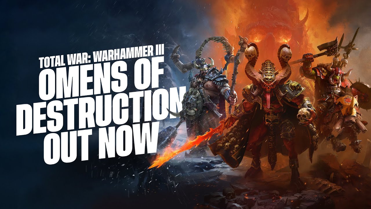 Total War: WARHAMMER III dostal prdavok Omens of Destruction