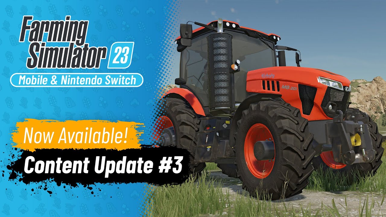 Farming Simulator 23 dostal zadarmo nov Kubota stroje