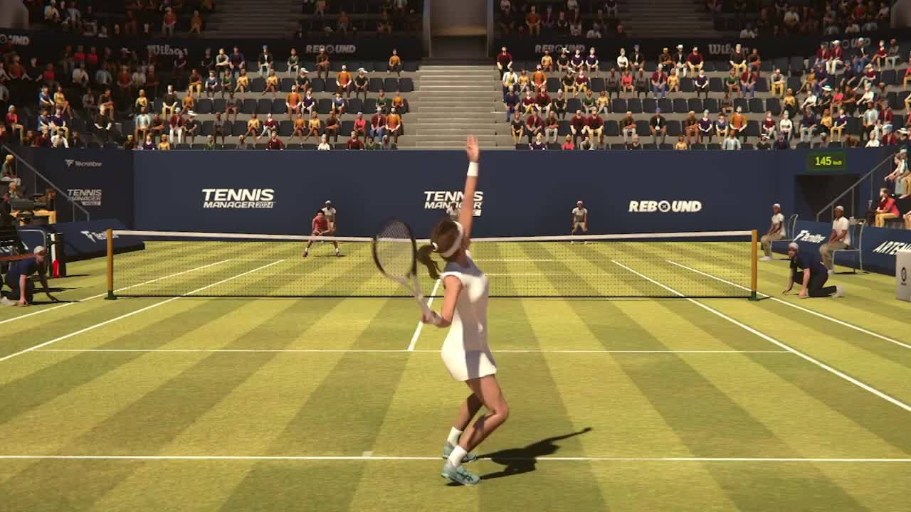 Tennis Manager 2024 pomaly prichdza na kurt a prezrdza, o vs tam ak