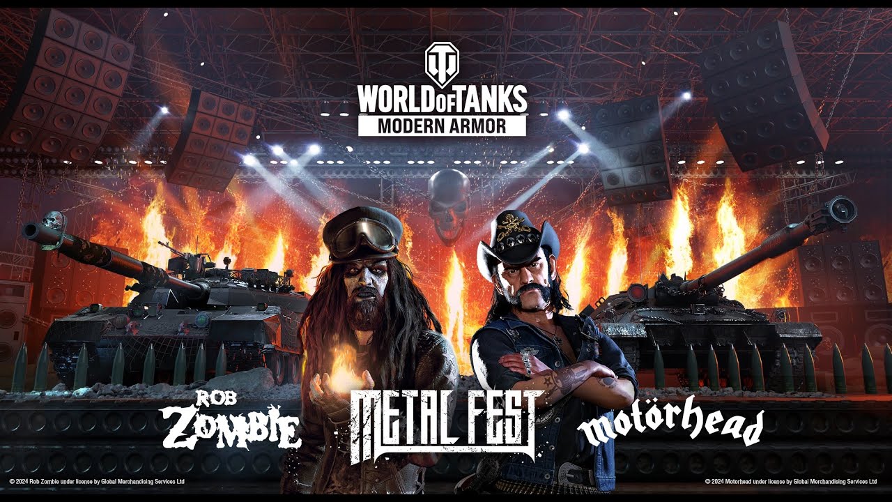World of Tanks Modern Armor oivuje Lemmyho Kilmistera vo svojom Metal Feste
