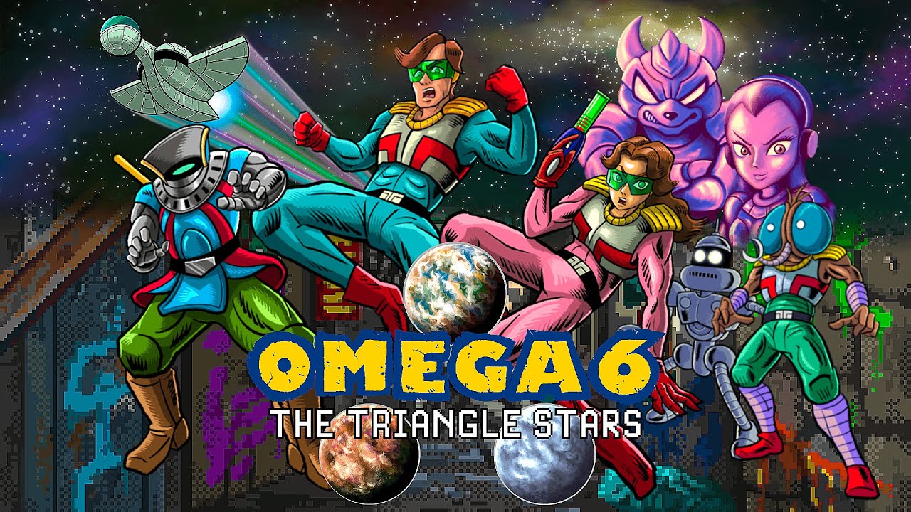 Retrofuturistick adventra OMEGA 6: The Triangle Stars sa ukazuje ete pred Gamescomom