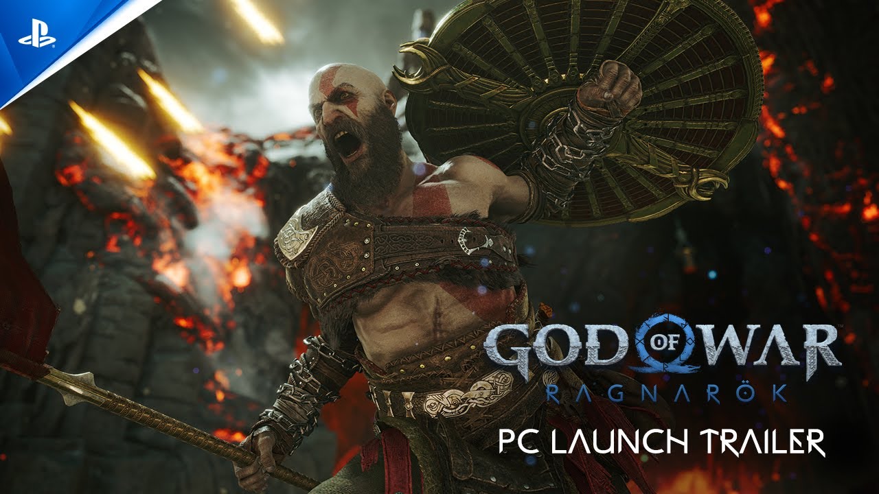 God of War Ragnark prina launch trailer na PC verziu