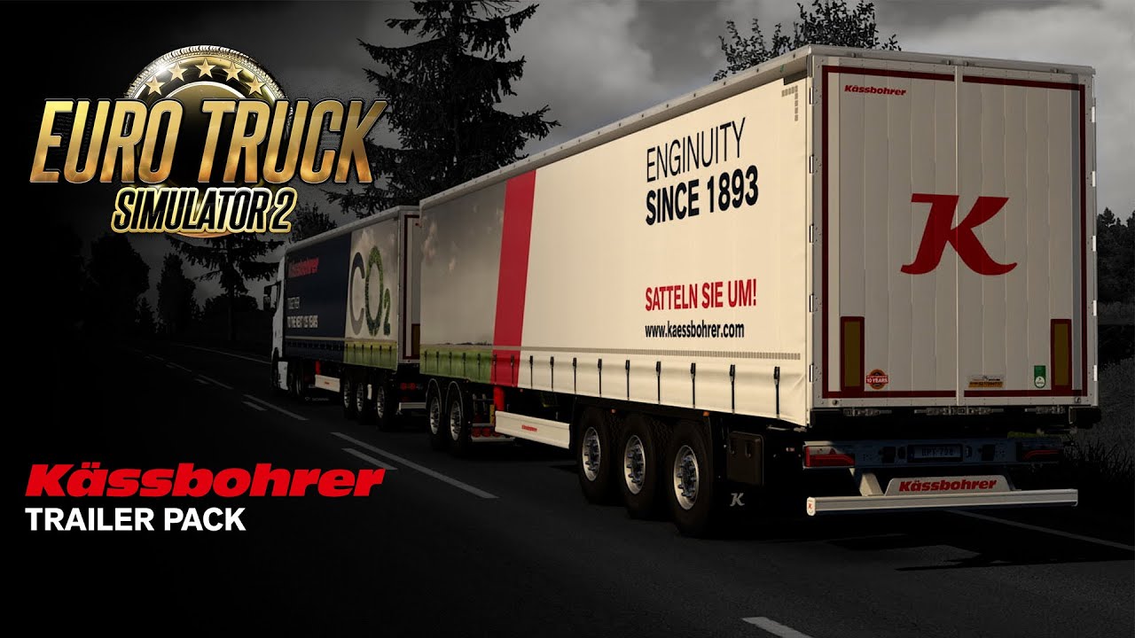 Euro Truck Simulator 2 dostal Kssbohrer Trailer Pack