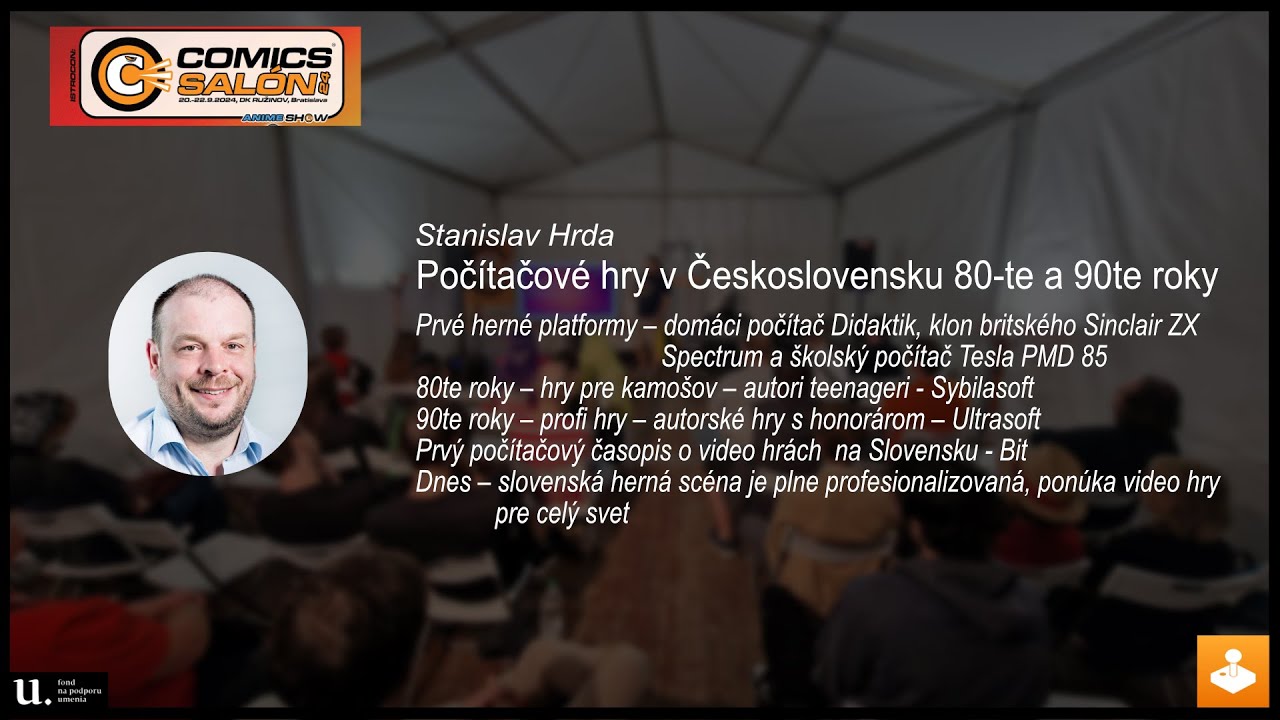 Potaov hry v eskoslovensku 80-te a 90te roky - prednka Comics Salon 2024