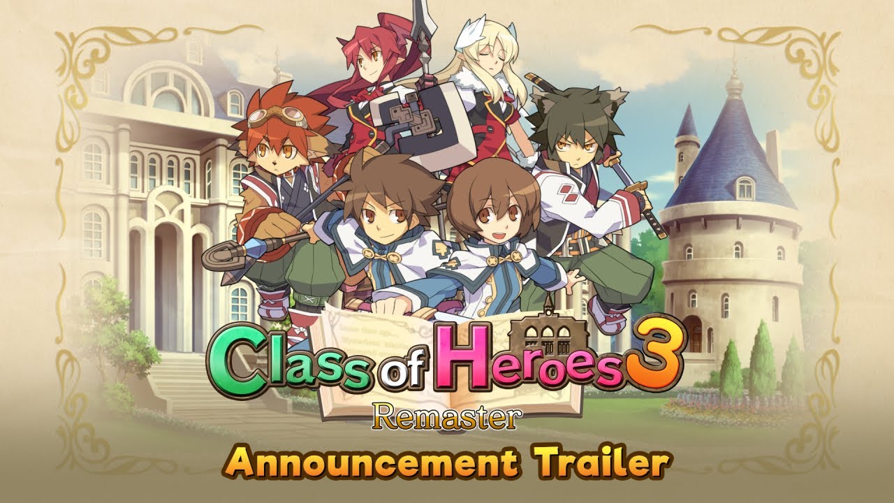 Class of Heroes 3 predstavuje svoj remaster, prde tento rok