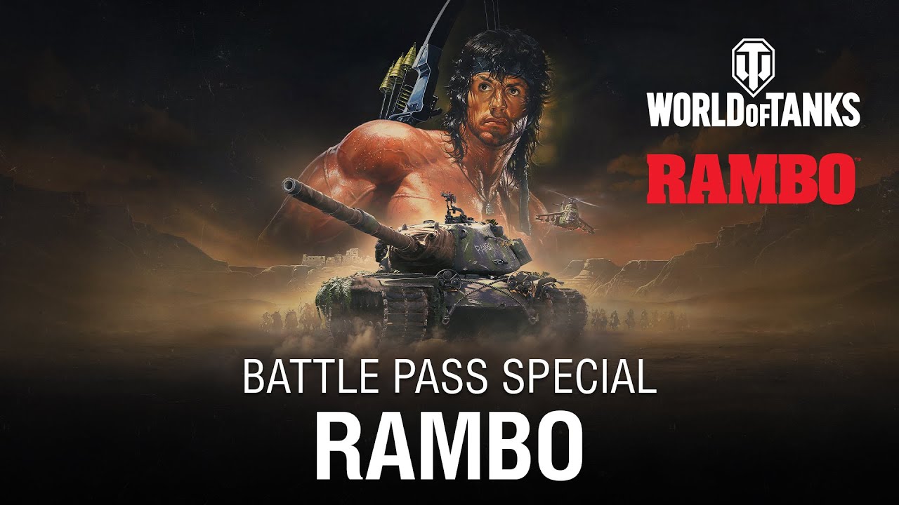 World of Tanks prina crossover s pvodnou Rambo trilgiou