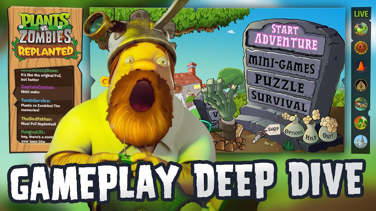 Plants vs. Zombies Replanted ponka podrobn ukku hratenosti