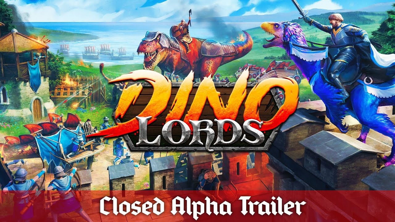 Dinolords, stredovek realtime stratgia s dinosaurami, spa uzavret alpha test