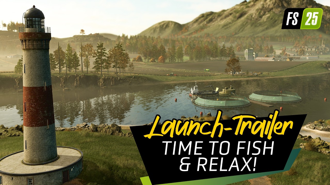 Farming Simulator 25 dostal Highlands Fishing expanziu