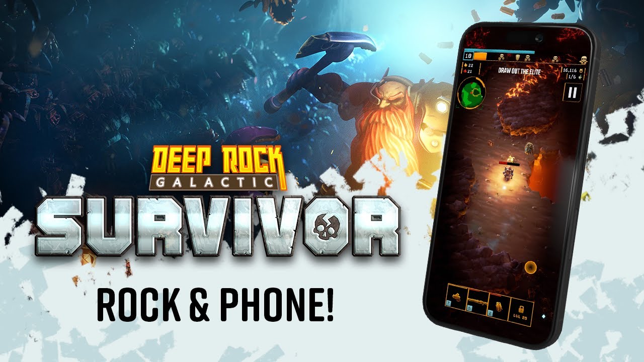 Deep Rock Galactic: Survivor sa prestrieal na mobily