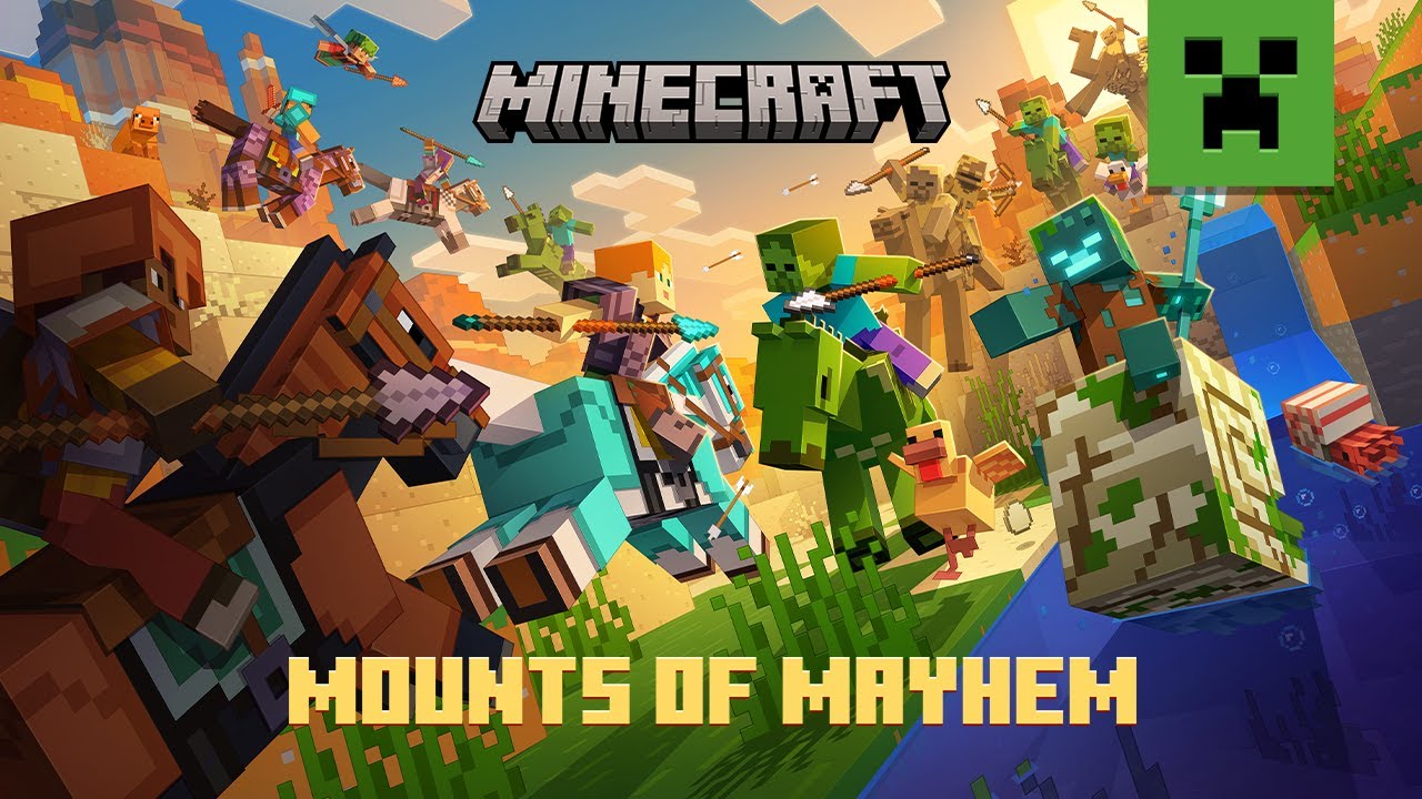 Minecraft dostal Mounts of Mayhem update