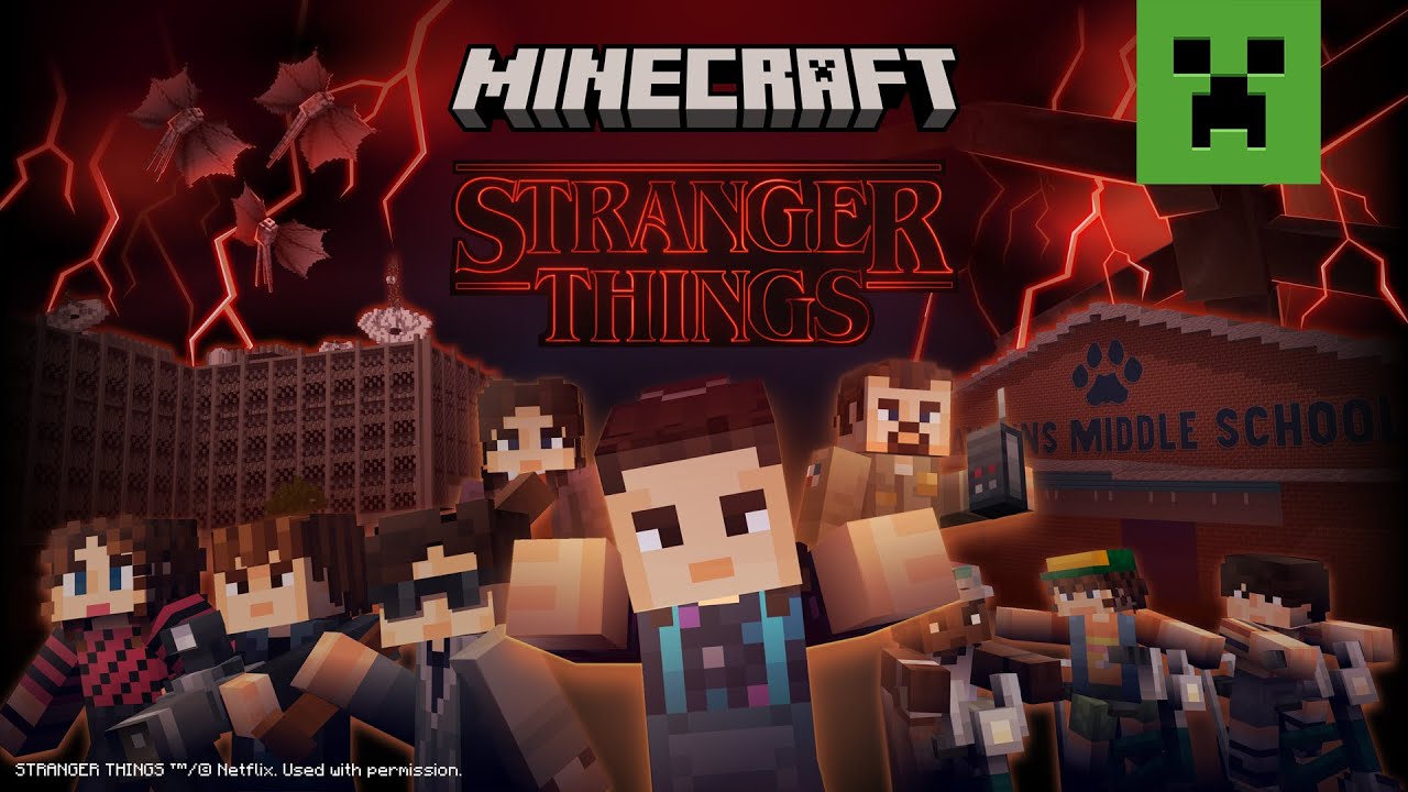 Minecraft x Stranger Things - DLC trailer