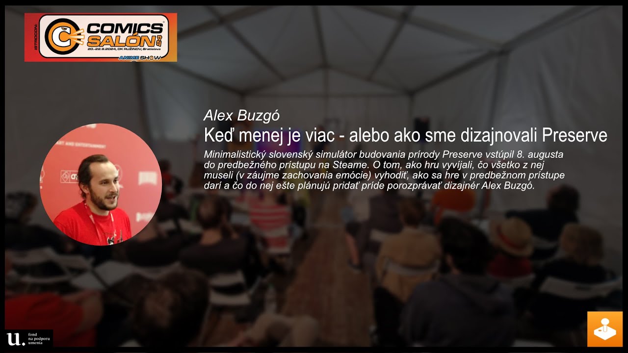 Alex Buzg - Ke menej je viac - alebo ako sme dizajnovali Preserve