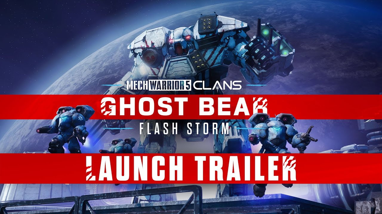MechWarrior 5: Clans dostal nov obsah Ghost Bear: Flash Storm