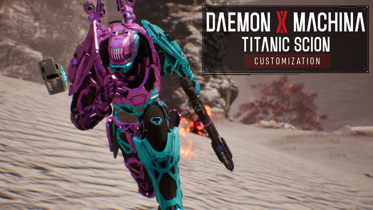 Daemon X Machina: Titanic Scion predvdza pravy vzbroje a vybavenia