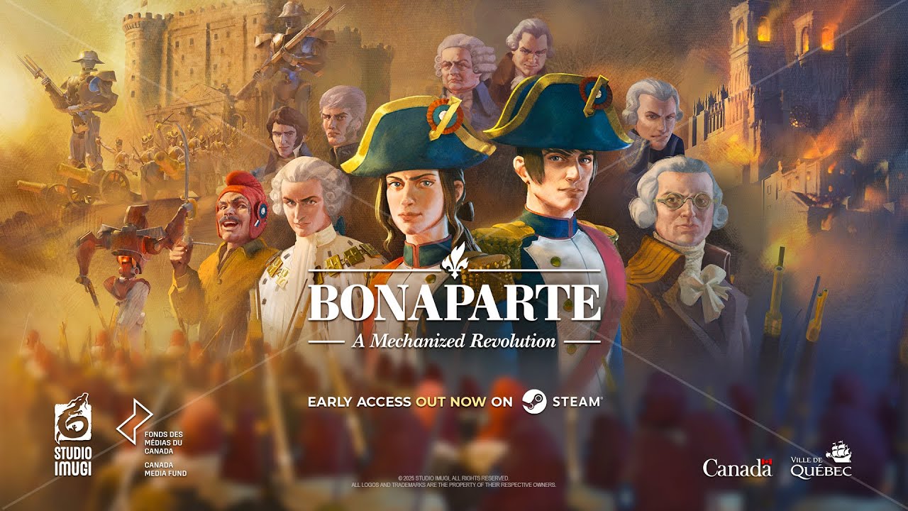 ahovka Bonaparte - A Mechanized Revolution vychdza v Early Access