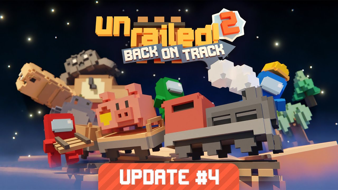 Unrailed 2: Back on Track dostva nov obsah a Among Us crossover