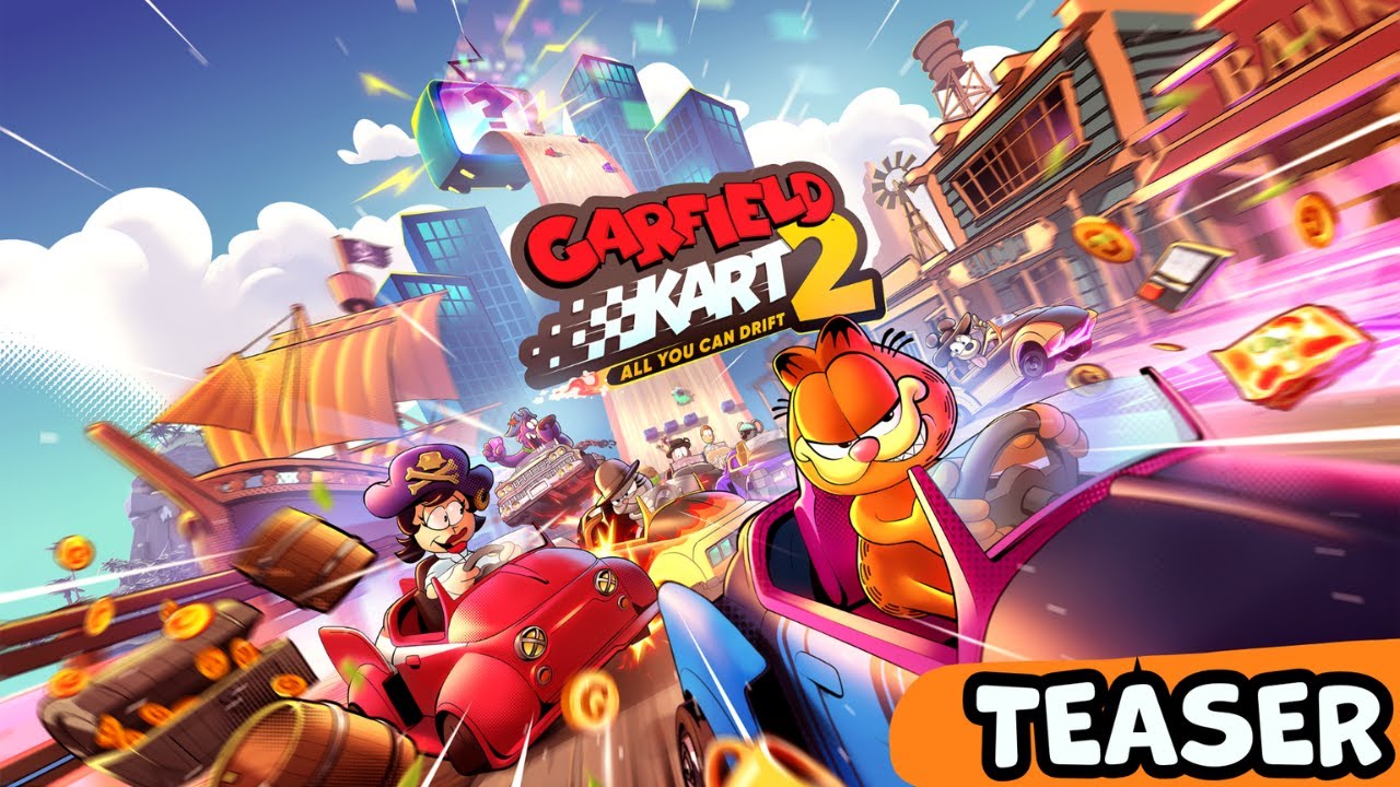 Garfield Kart 2 sa predstavuje krtkym teaserom