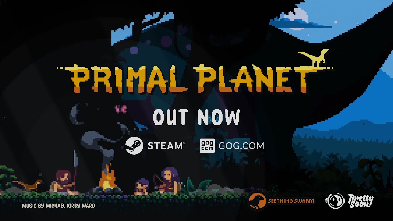 Prehistorick akcia Primal Planet vyla na Steame a GOGu