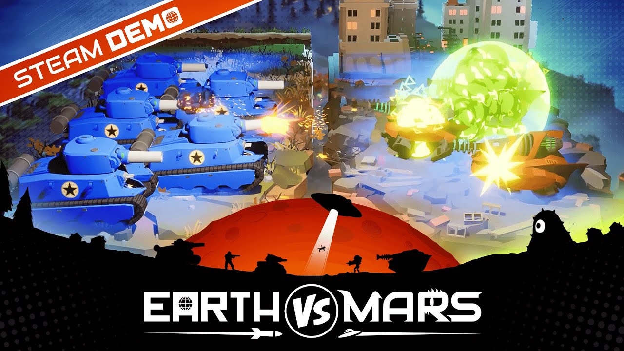 ahovka Earth vs. Mars dostala na Steame demo
