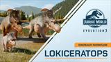 Jurassic World Evolution 3 predvádza Lokiceratopsa