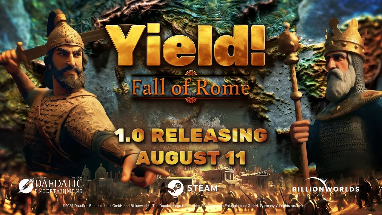 Yield! Fall of Rome budci tde vychdza v plnej verzii