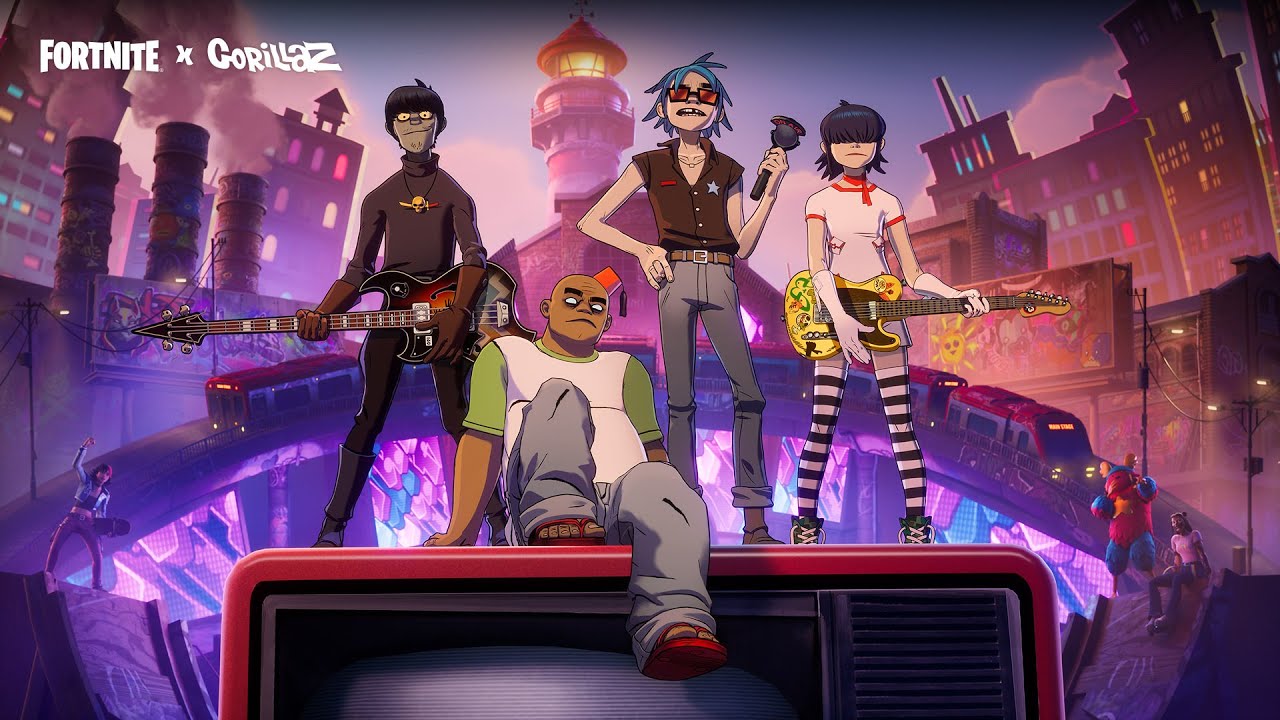 Fortnite x Gorillaz spoluprca predstaven