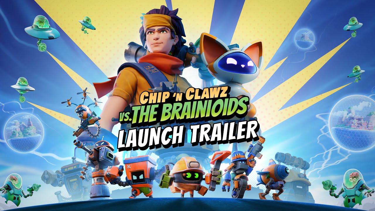 Chip 'n Clawz vs. The Brainioids u el nporu nepriateov