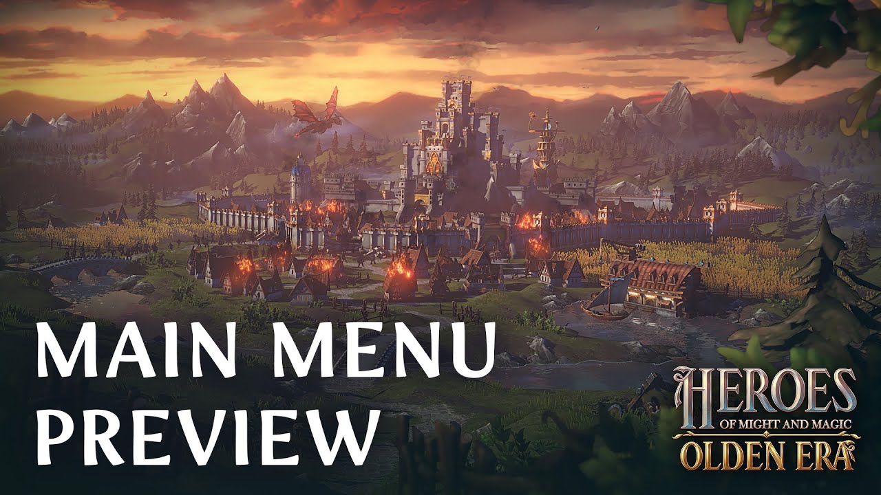 Heroes of Might & Magic: Olden Era ukazuje nhad na hlavn menu