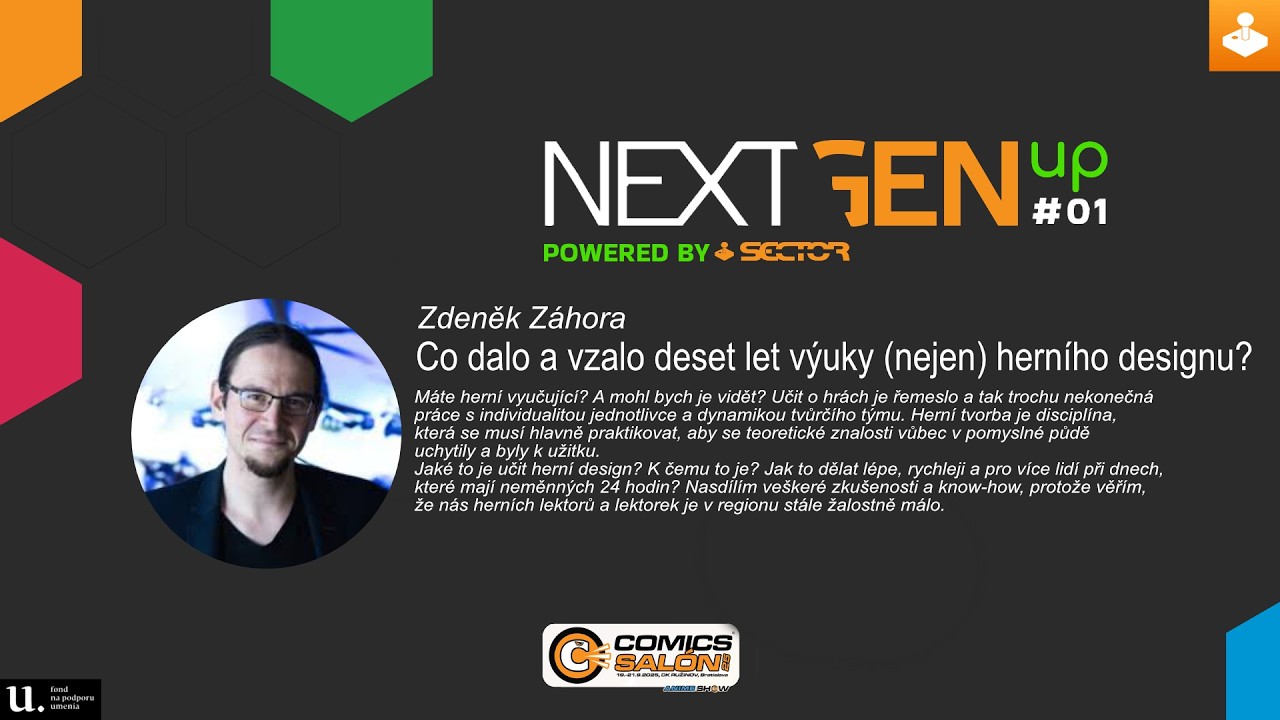 Zden�k Z�hora - Co dalo a vzalo deset let v�uky (nejen) hern�ho designu?