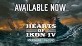 Hearts of Iron IV dostal expanziu Warships of the Pacific