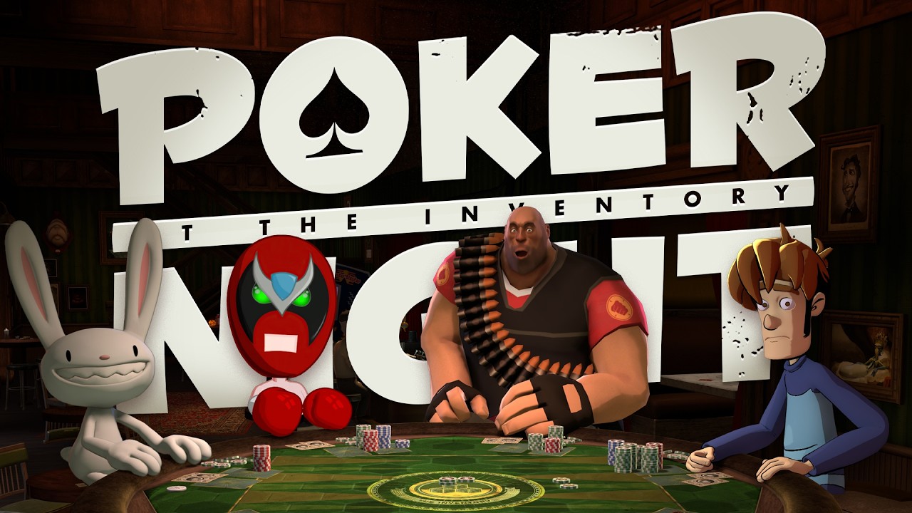 Legend�rny mashup hern�ch zna�iek Poker Night at the Inventory vy�iel v remastri