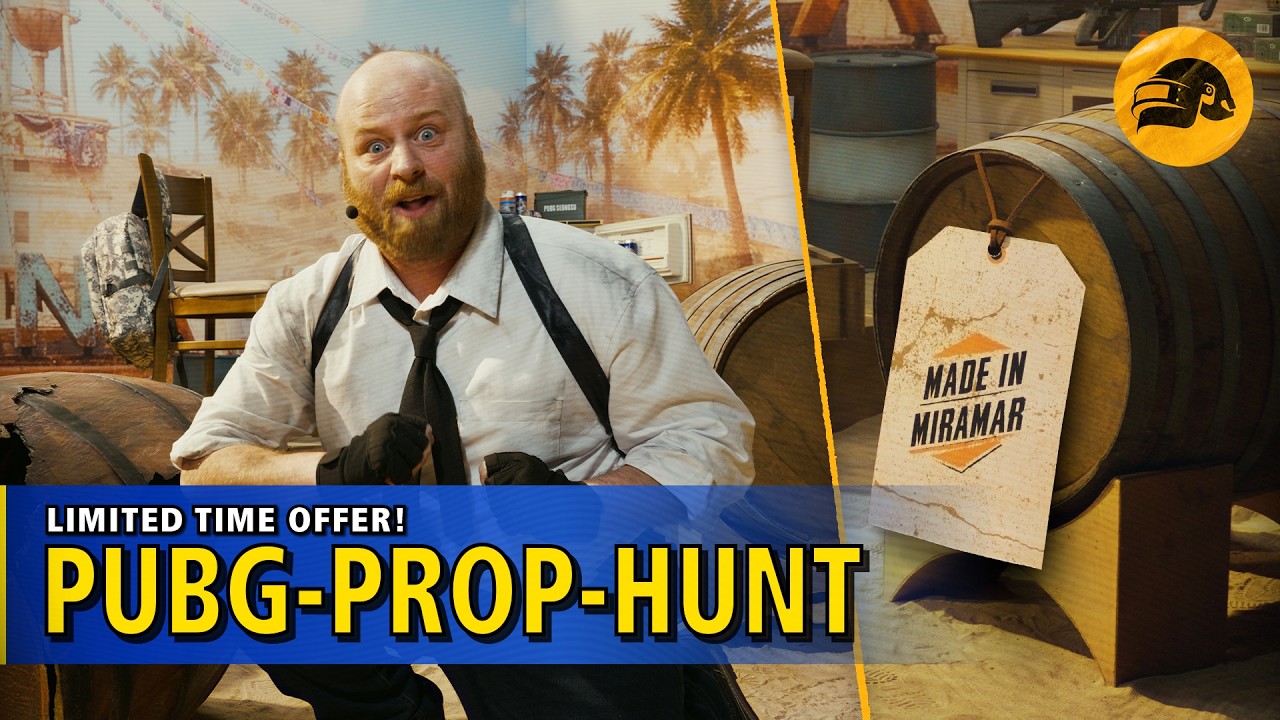 PUBG Prop Hunt re�im bol pr�ve spusten�