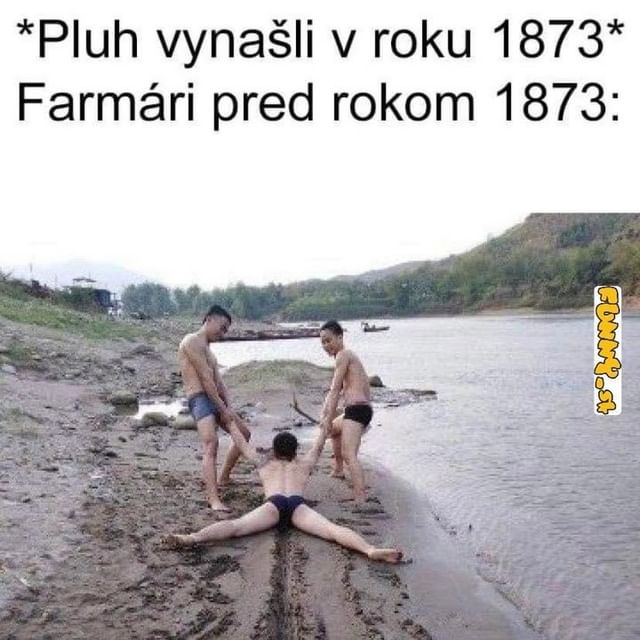 Ako sa oralo pred vynjdenm pluhu?