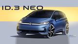 Volkswagen pr�ve teasuje n�stupcu ID.3. Pr�de ako ID.3 Neo