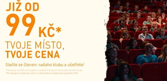 Nov� syst�m cenov�ch z�n v �eskom Cinema City. Miesta bli��ie k pl�tnu bud� lacnej�ie