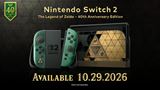 The Legend of Zelda dostane k 40. v�ro�iu limitovan� Switch 2 a Pro Controller