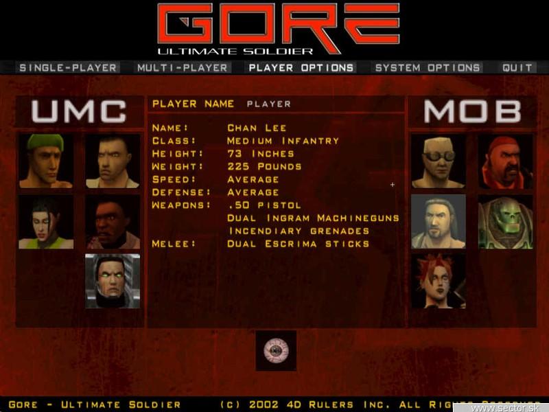 gore ultimate soldier
