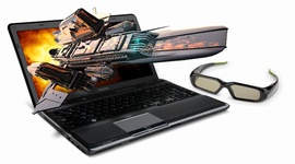 3D hranie: Toshiba Satellite A665