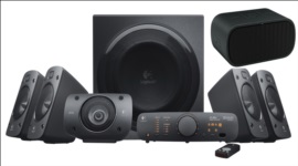 Logitech Z906 a UE Mini Boom
