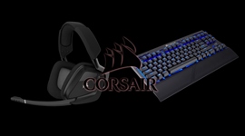 Corsair Void Pro RGB / K63 s lapboardom